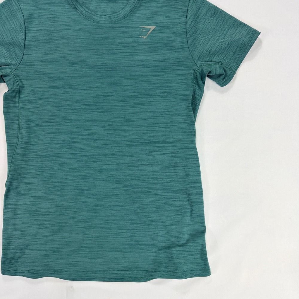 Gymshark Mens‎ Seamless T Shirt Short Sleeve Athletic Gym Workout Green Size S - Picture 5 of 9